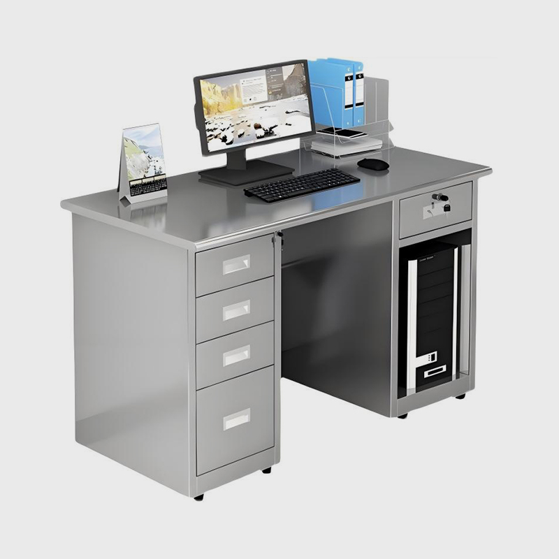 Bureau d'ordinateur sans poussière en acier inoxydable