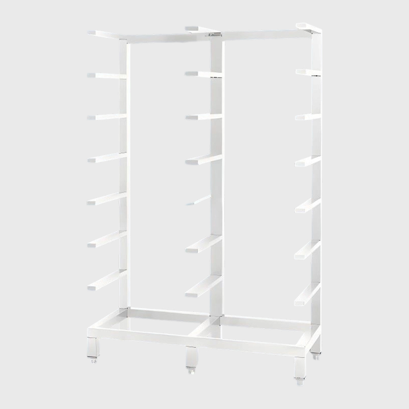 Rack de rangement de panier médical en acier inoxydable