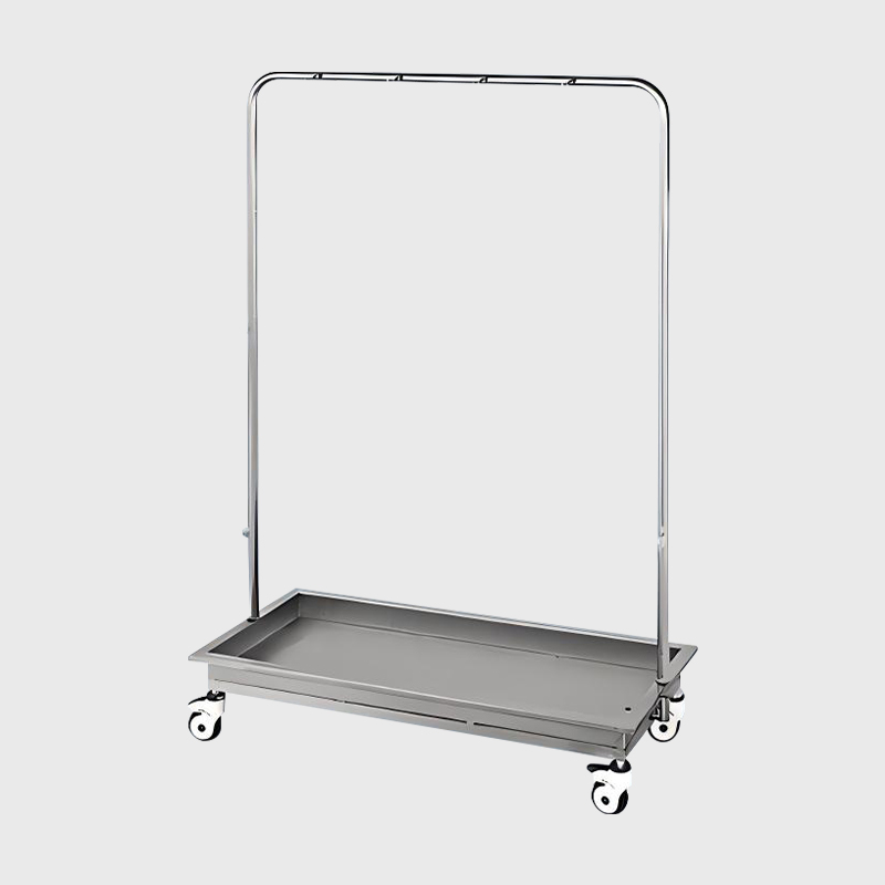 Rack de vadrouille médicale en acier inoxydable mobile